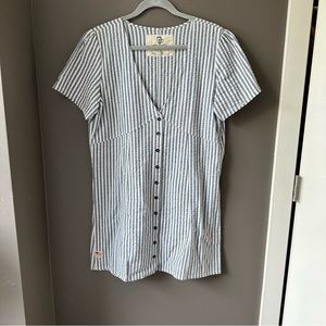 REI Icelantic Brand Cotton Stripe Mini Dress